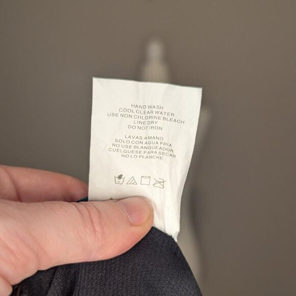 Aqua Green Women's Swim Halter Back Tankini Top Blue & Pink Chevron Size XL - Picture 7 of 8